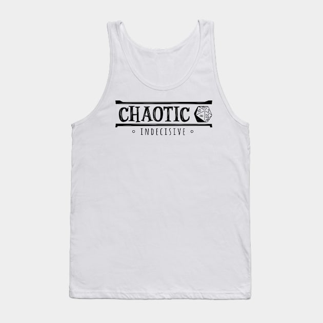 Chaotic Indecisive (Modern Alignments) Tank Top by The Digital Monk